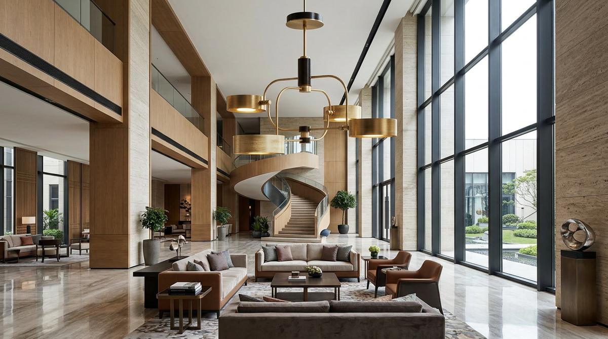 Люстра SL013 Any-home в гранд-лобби